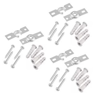 3 Packages- Universal Inside Mount Roller Shade Brackets, NIP, 1007 478 433